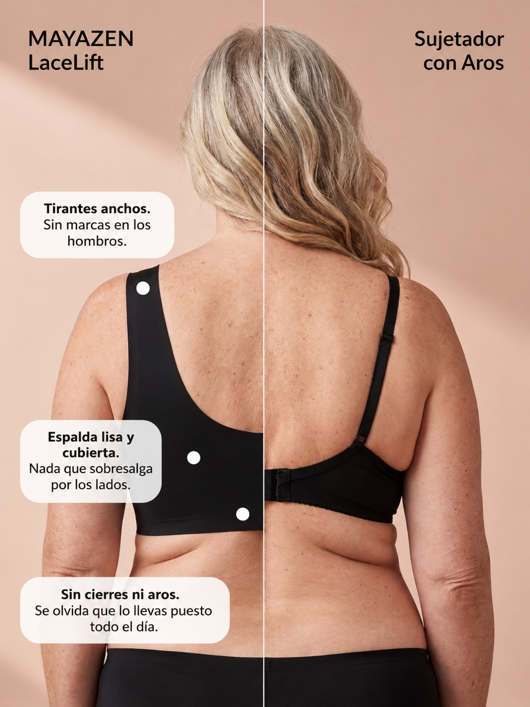 Sujetador LaceLift™ | Sujeción natural, encaje ultra-suave, comodidad absoluta